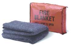 62"x80" wool fire blanket and vinyl bag